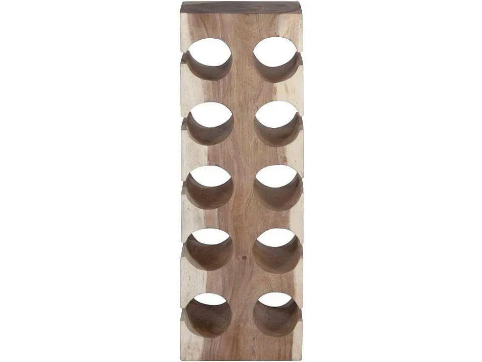 Flessenrek Van Suarhout - 10 Flessen - B19 X D27 X H70 Cm - Naturel - Cagayan