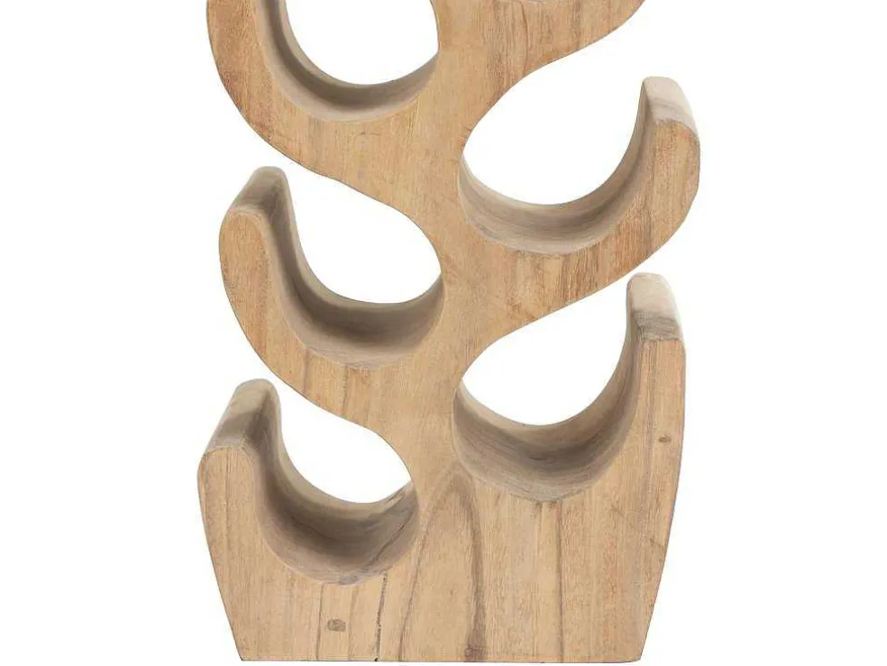 Flessenrek Van Suarhout - 12 Flessen - B28 X D19 X H100 Cm - Naturel - Guimaras