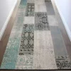 Gangtapijt Vintagestijl Turin - 100% Polyester - 80 X 200 Cm - Grijsblauw