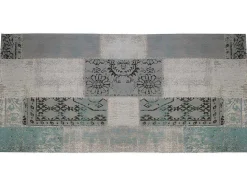 Gangtapijt Vintagestijl Turin - 100% Polyester - 80 X 200 Cm - Grijsblauw