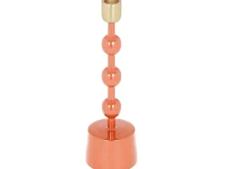 Geemailleerde Aluminium Kandelaar - H.26,5 Cm - Terracotta - Parina
