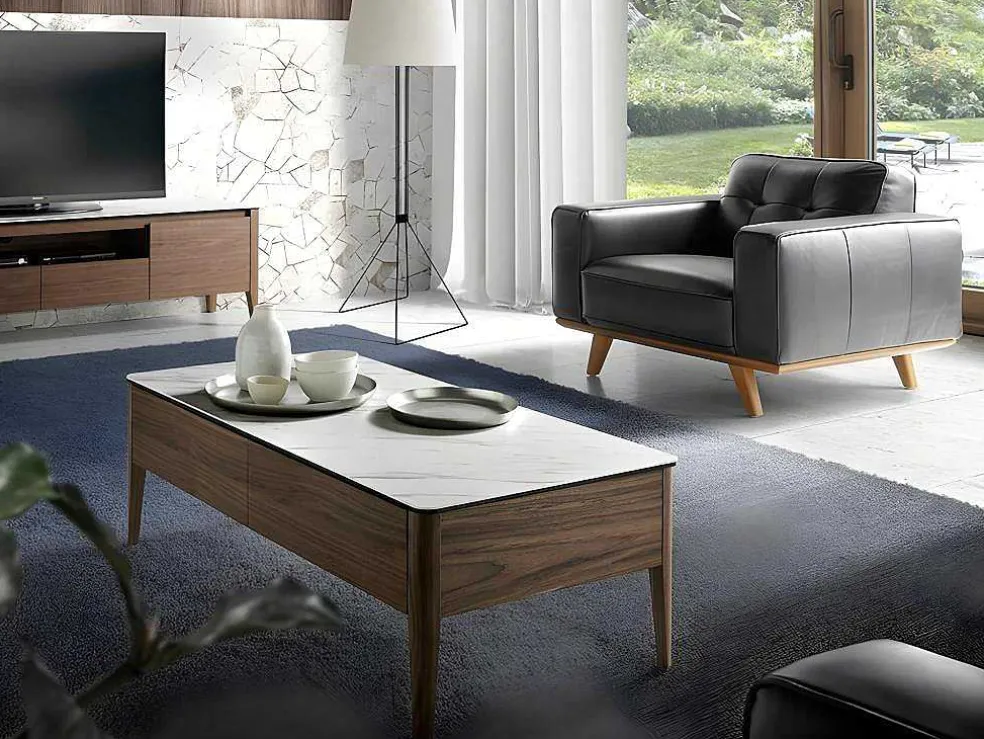 Gestoffeerde Fauteuil Capitone Rundleder 5037 Angel Cerda