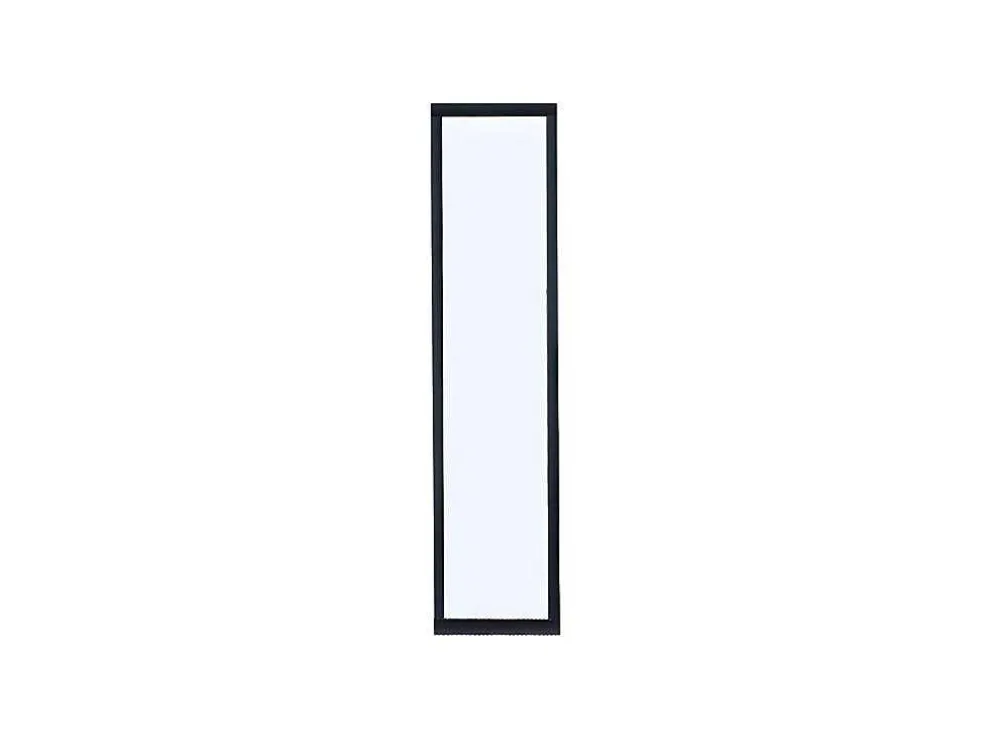 Glazen Binnenraam In Aluminium Met Poedercoating - 30 X 130 Cm - Zwart - Bayview
