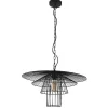 Hanglamp Met Draden Vlindermodel Machaon - Metaal - L59 X H95 Cm - Zwart