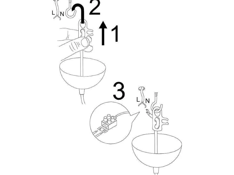 Hanglamp Met Verstelbare Hoogte Yildo - D17 X H25/112 Cm - Zwart En Koperkleurig