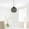 Hanglamp Met Verstelbare Hoogte Celindra - D. 25 X H. 39/119 Cm - Zwart