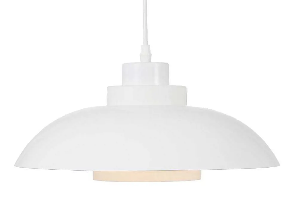 Hanglamp Van Metaal - D34 X H120 Cm - Wit - Briliva