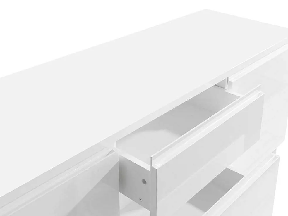 Hangmeubel Onder Wastafel - Wit - 150 Cm - Jimena Ii