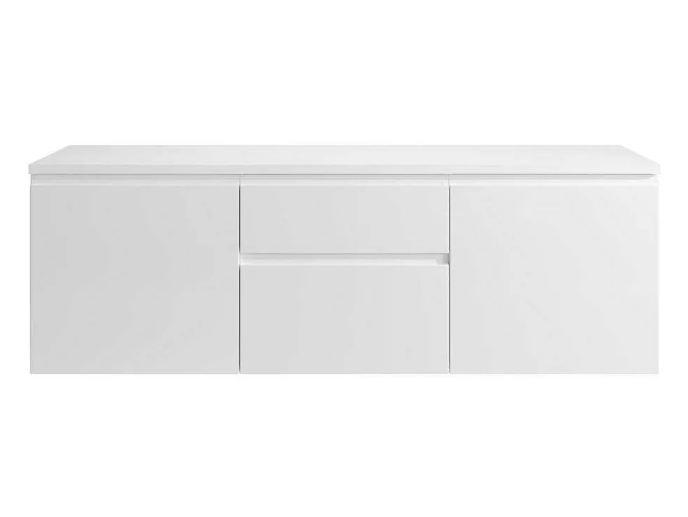 Hangmeubel Onder Wastafel - Wit - 150 Cm - Jimena Ii