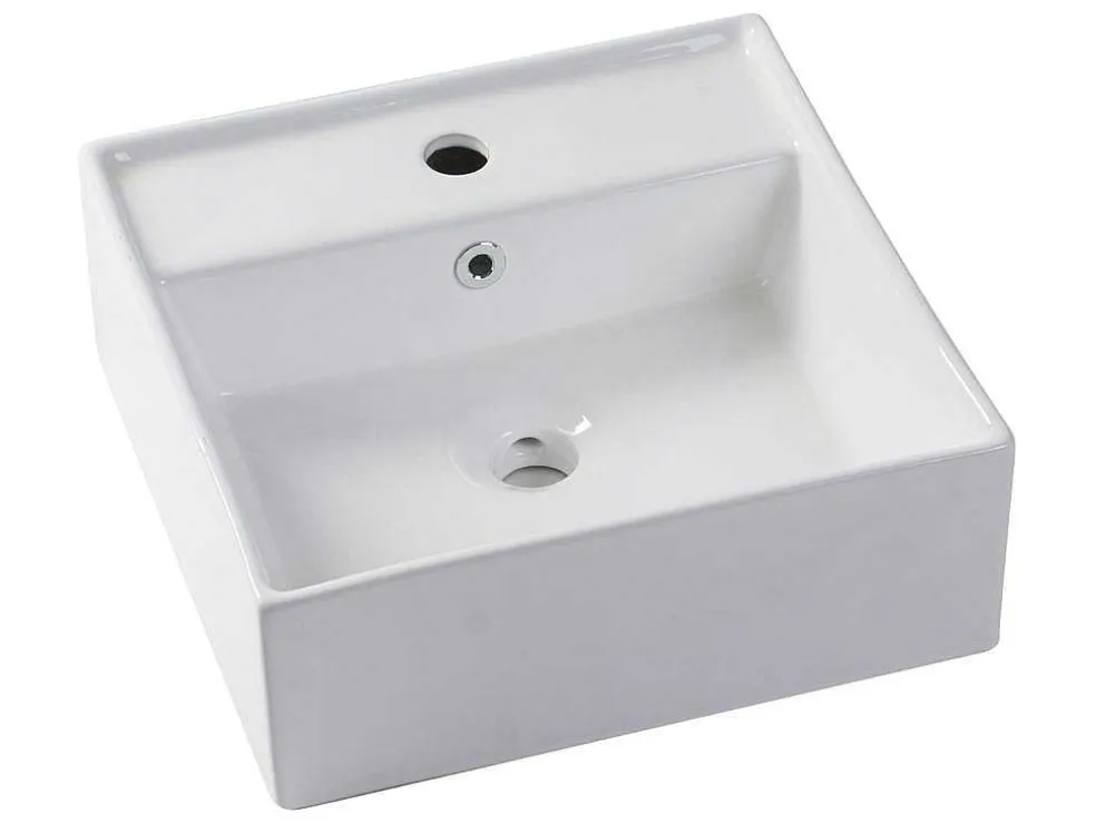 Hangmeubel Voor Badkamer Met Wastafel Om Erop Te Plaatsen - Eikenfineer - 80 Cm - Mesliva