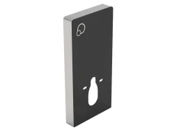 Hangtoilet Pakket In Mat Zwart Met Decoratieve Inbouwreservoir - Clemona