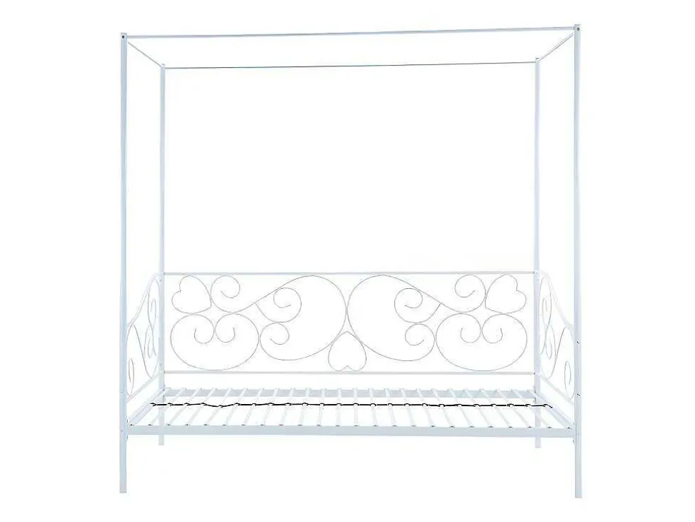 Hemelbed Vivian - 90X200 Cm - Wit