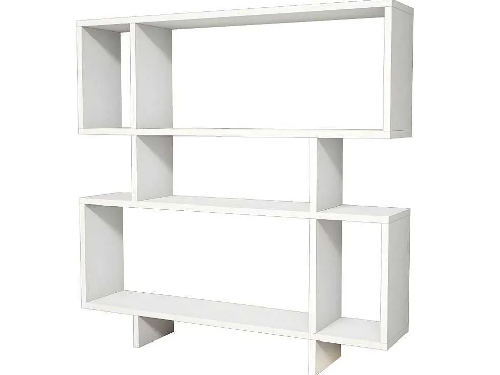 Hera Boekenkast, Wit, 100X22X111 Cm, Epikasa