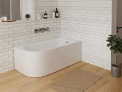 Hoekbad - 240L - 170 X 75 X 58 Cm - Rechtse Hoek - Anika