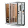 Hoekdouchecabine Balneo-Hamam-Sauna Haumea - L157Xd110Xh215Cm Linkerhoek