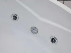 Hoekmassagebad Met Watervalsysteem Aglena - 2 Personen - 350 L - 150 X 150 X 60 Cm