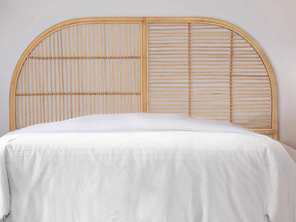 Hoofdeinde Van 160 Cm - Rotan - Naturel - Loneva