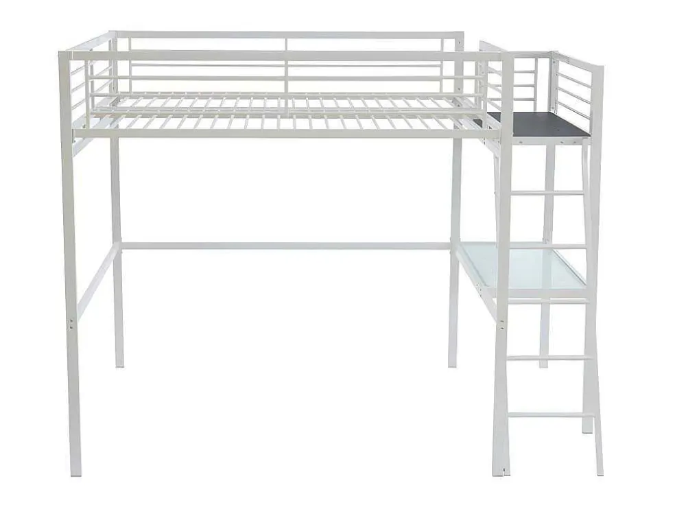 Hoogslaper Casual Ii - 140 X 190 Cm - Met Bureau - Wit