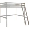 Hoogslaper Gedeon - 140 X 190 Cm - Massief Grenen - Gebleekt