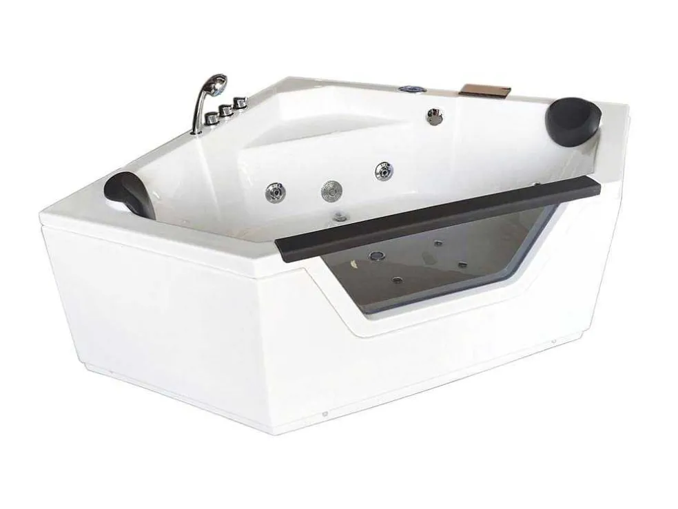 Hydromassagebad 150 X 150 Cm Dubbele Pomp 12 Jets Hibiscus