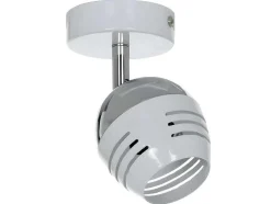Hypnos Plafondlamp, Chroom, Wit, 14,5X8X12 Cm, Epikasa