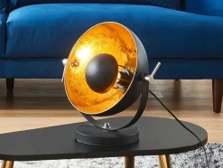 Industriele Lamp Movie - H37 Cm - Tweekleurig Goud En Zwart Van Het Merk Inside Art