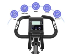 3 In 1 Opvouwbare Hometrainer, Magnetische X-Bike Ligfiets Fitness Bike Met 8-Level Verstelbare Weerstand Voor Home Gym Workout