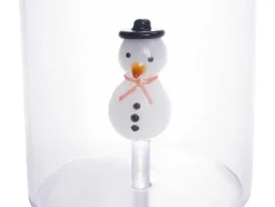 Karaf + Set Van 4 Glazen Met Kerstmotieven - Scopa