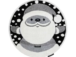 Kindertapijt Joy Rond , Santa Sinterklaas Voor Kinderen - Structuree Cercle 140 Cm