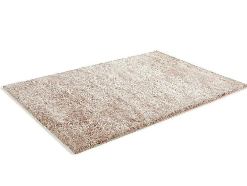 Kleed Shaggy Dolce Taupe Met Beige Weerschijn - Polyester - 120*170 Cm
