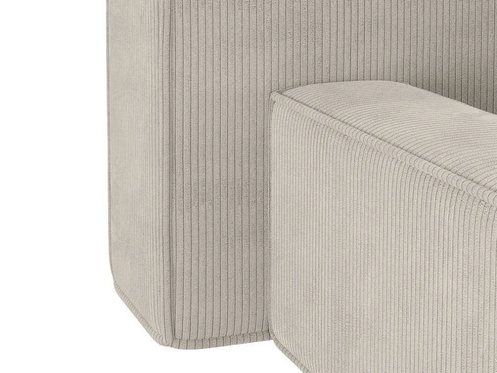 Kofferbed 180 X 200 Cm - Corduroy - Beige - Timano - Van Pascal Morabito