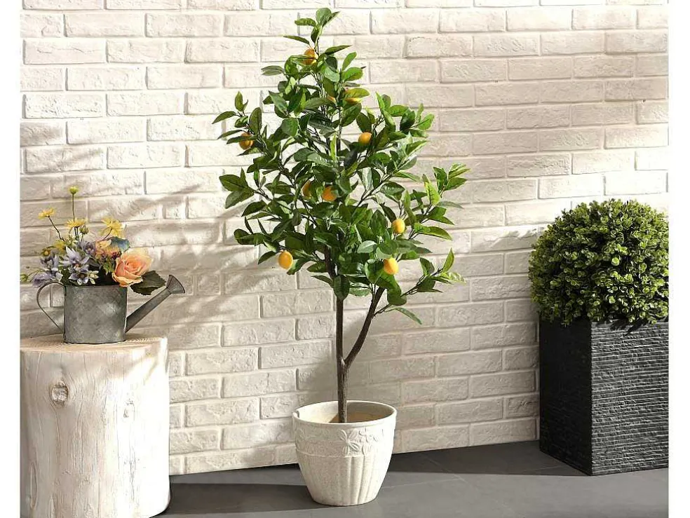 Kunstcitroenboom Met Pot - H120 - Berat