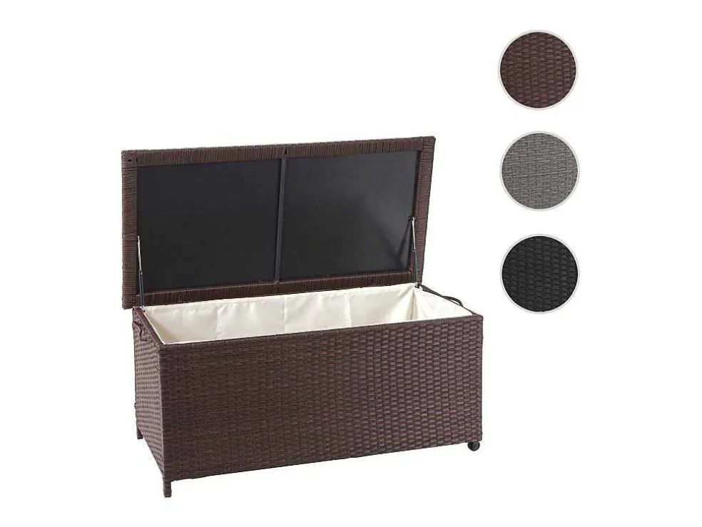 Kussenbox Van Polyrattan Mcw-D88 Iii, Premium Bruin, 51X100X50Cm 170L