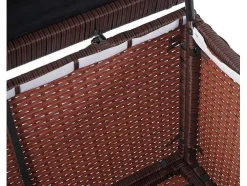 Kussenbox Van Polyrattan Mcw-D88 Iii, Premium Bruin, 51X100X50Cm 170L