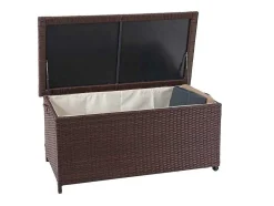 Kussenbox Van Polyrattan Mcw-D88 Iii, Premium Bruin, 51X115X59Cm 250L