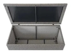 Kussenbox Van Polyrattan Mcw-D88 Iii, Basic Grijs, 51X115X59Cm 250L