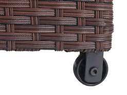 Kussenbox Van Polyrattan Mcw-D88 Iii, Premium Bruin, 63X135X52Cm 320L