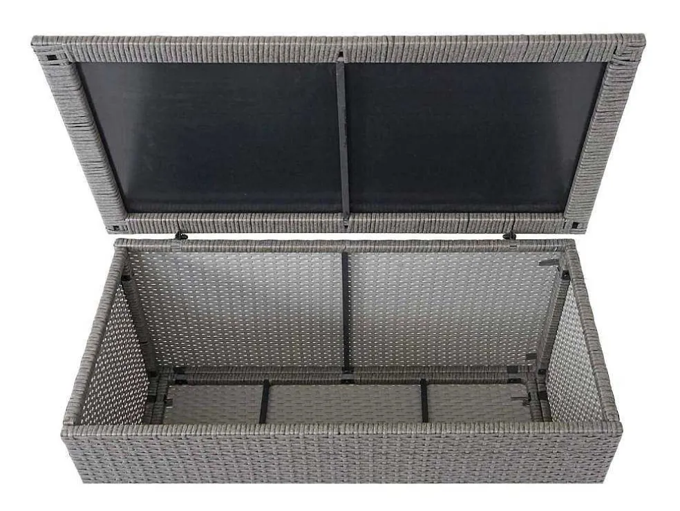 Kussenbox Van Polyrattan Mcw-D88 Iii, Basic Grijs, 51X100X50Cm 170L