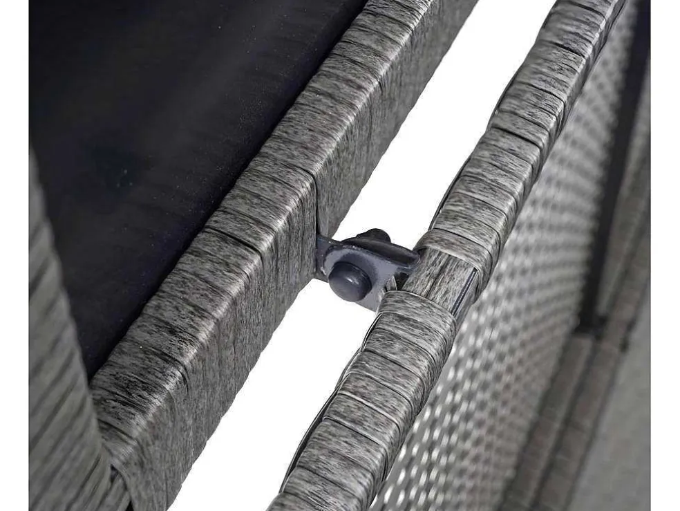 Kussenbox Van Polyrattan Mcw-D88 Iii, Basic Grijs, 80X160X94Cm 950L