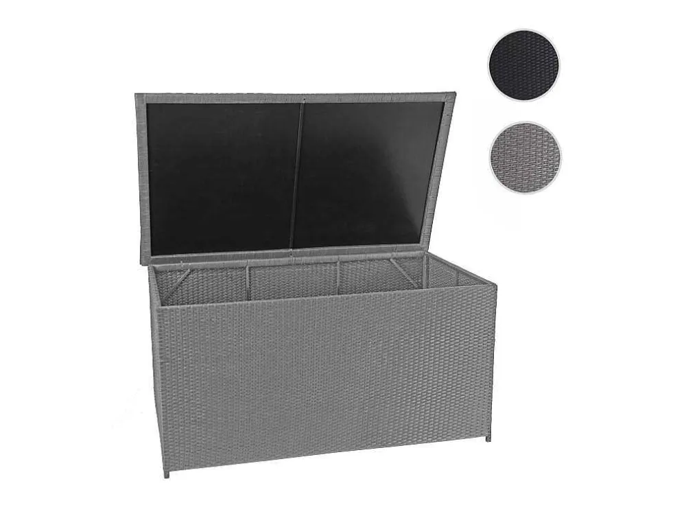 Kussenbox Van Polyrattan Mcw-D88 Iii, Basic Grijs, 80X160X94Cm 950L