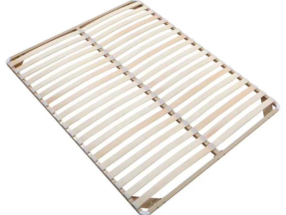 Lattenbodem - Te Monteren 160 X 200 Cm - 2 X 19 Latten - Zonder Poten - Beige