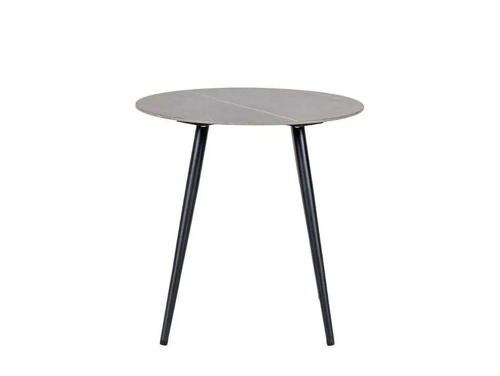 Lazio Bijzettafel O45Cm Grijs.