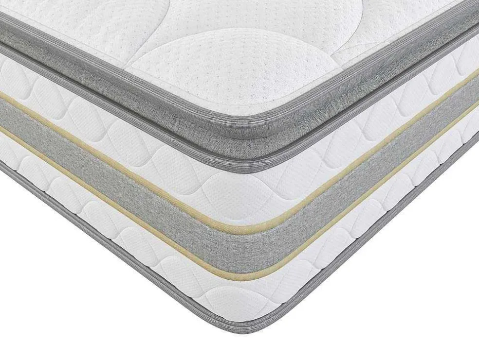 Matras 140X 190Cm Met Pocketveren En Geintegreerd Topmatras Dikte 29Cm - Canterbury Van Ysmee