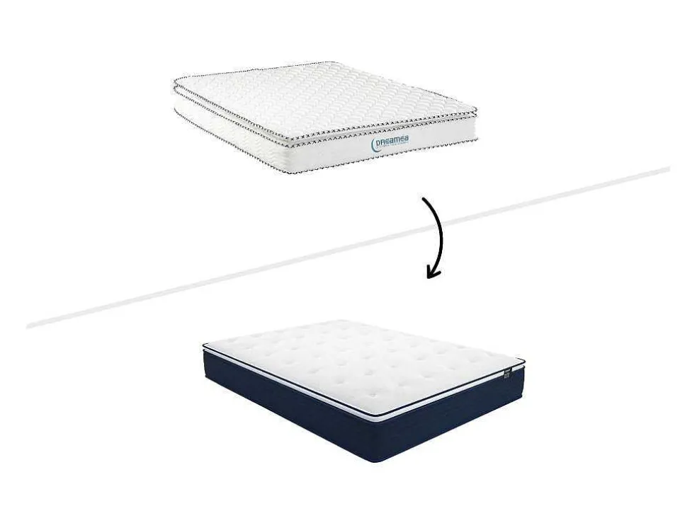 Matras 180X200Cm Met Pocketveren En Bijpassende Topmatras Dikte 24Cm - Altier Van Dreamea