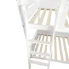 Multifunctioneel Stapelbed Voor Kinderen - Met Ladder En Glijbaan - 2X90X200Cm - Massief Hout - Wit