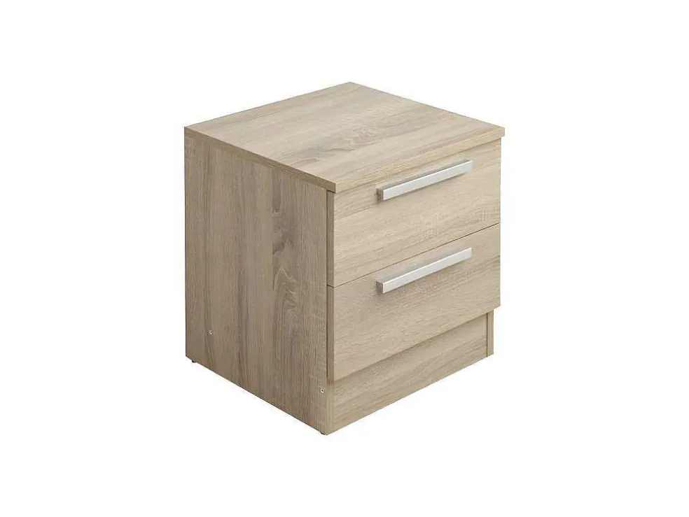 Nachtkastje Mathias - 2 Laden - Naturel