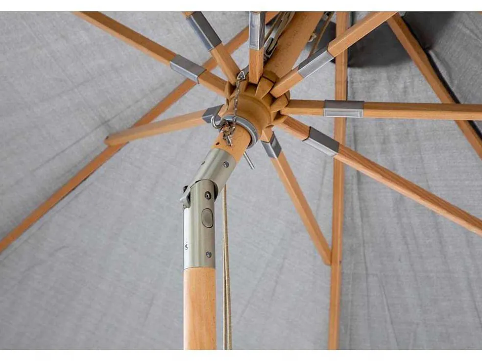 Nypo Parasol Met Kantelfunctie Grijs.