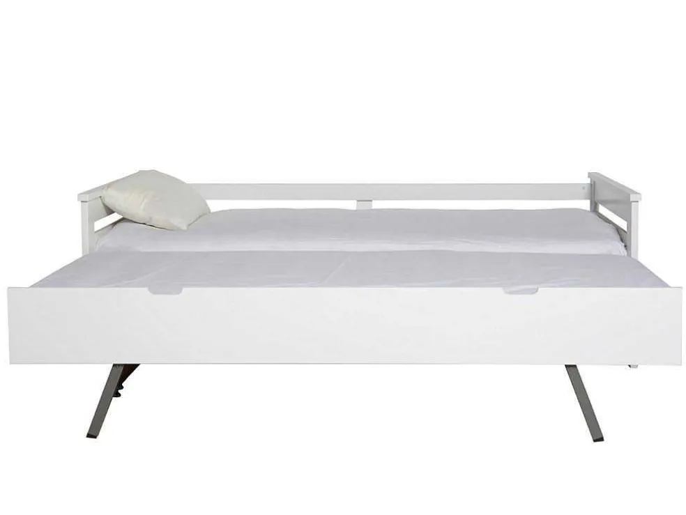 Onderschuifbed Celiane - 2 X 90 X 190 Cm - Mdf - Wit