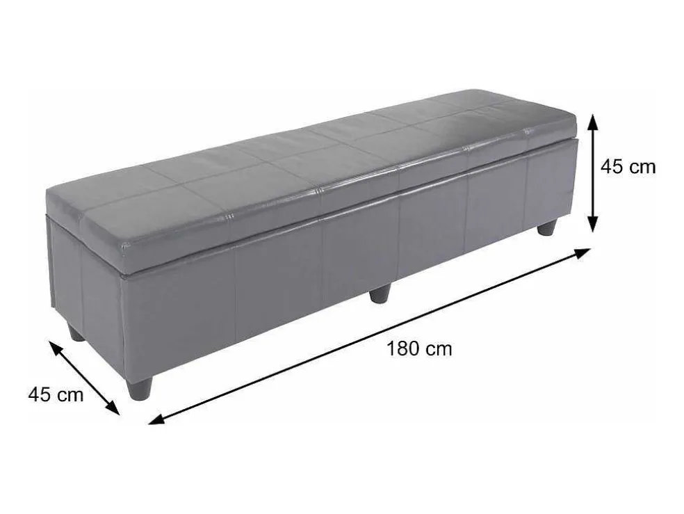 Opbergkist Arezzo Xxl, Wit