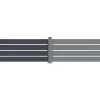 Opengewerkte Uitbreiding Voor Het Hek H80,3 X L178,3 Cm In Donkergrijs Aluminium - Primo